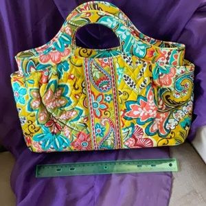Vera Bradley EUC satchel tote